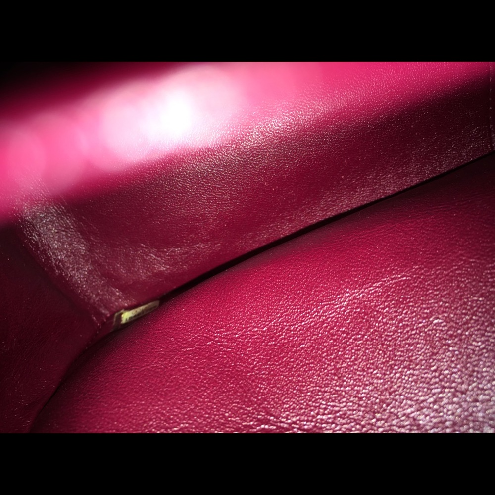 SOLD.   Chanel Jumbo Red Patent bag - Picture 7 of 8
